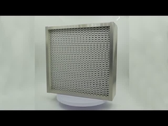 Filtre de salle blanche industrielle cadre en aluminium H13 Filtre HEPA plissé profond